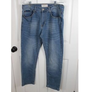 Smith & Mills‎ Jeans Mens 34X30 Blue Denim Stretch Straight Leg Cowboy